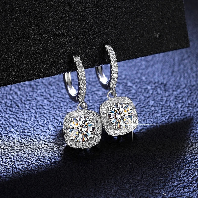 Crystal Zircon diamond Round Retro Simple Necklace Complete set