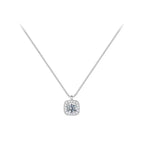 Shiny Diamond Exquisite Square Necklace