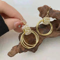 Hoop Earrings(24k gold plated)