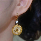Mesh Zircon necklace(18k gold)